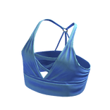 Forever 21 Cross Front Crop Blue