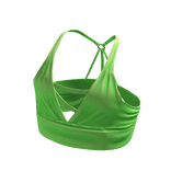 Forever 21 Cross Front Crop Green