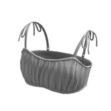 Forever 21 Rouched Crop Top White