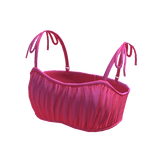 Forever 21 Ruffle Strap Top Hot Pink