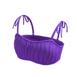 Forever 21 Ruffle Strap Top Purple