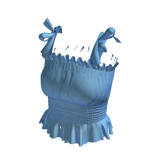 Forever 21 Ruffle Top Blue