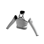 Forever 21 Strappy Crop Top White