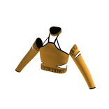 Forever 21 Strappy Crop Top Yellow