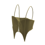 Forever 21 Sweetheart Corset Yellow