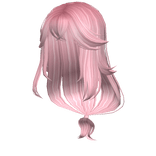 Foxy Low-tied Ponytail in Pink