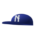 Fresh Dark Blue Fitted Cap