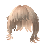 Fringed Bob with Bangs in Blonde