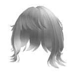 Fringed Bob with Bangs in White