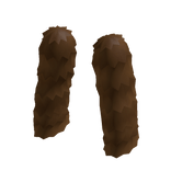 Fuzzy Leg Warmers - Brown