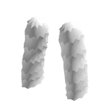 Fuzzy Leg Warmers - White