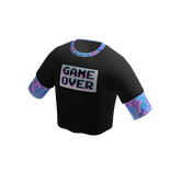 GAME OVER Holo Crop