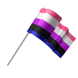 Gender Fluid Pride Flag Mini