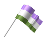 Genderqueer Pride Flag Mini