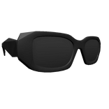 Geometric Glasses Black