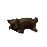 German Shepherd Sleepy Puppy Right