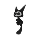 Ghost Cat Friend (Black)