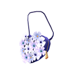 Ghostly Flower Purse