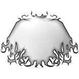 Ghostly White Shattered Cloak