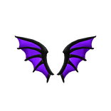 Giant Amethyst Purple Dragon Wings