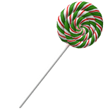 Giant Christmas CandyCane Lollipop