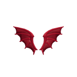 Giant Crimson Dragon Wings