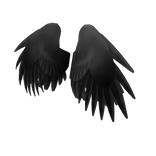 Giant Dark Angel Wings