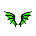 Giant Emerald Green Dragon Wings