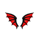 Giant Ruby Red Dragon Wings