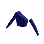 Glittering Evening Dress top - Blue