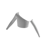 Glittering Evening Dress top - White