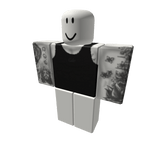 GLO Black Tank Top w Tattoos