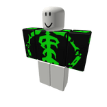 Glow in the Dark Skeleton Shirt. [ROBLOX CLASSIC]