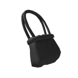 GLXW Black Fluffy Purse