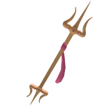 Gold And Pink Trident