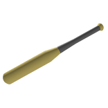 Gold & Silver Baseball Bat