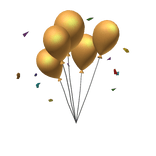 Gold Balloons
