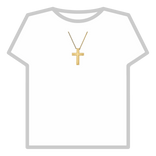 Free Roblox T-shirt white gold dress ⚜️