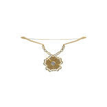 Gold Flower Charm Necklace 1.0