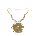 Gold Flower Charm Necklace 3.0