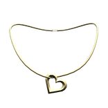 Gold Hanging Heart Necklace (3.0)