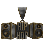 Gold Hip-Hop Pendant