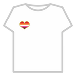 Gold LGBTQ+ Lesbian Flag Heart Pin