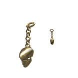 Gold Skull Earrings