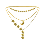 Gold Stars Necklace