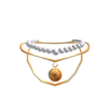 Gold Sun Necklace Set