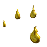 Golden Cursed Flames