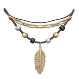 Golden Feather Necklace - 1.0