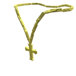 Golden Gothic Necklace