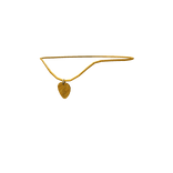 Golden Guitar Pick Necklace